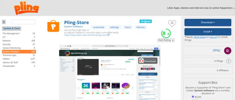 Pling Store: The Easiest Way to Install Themes and Icons on Ubuntu
