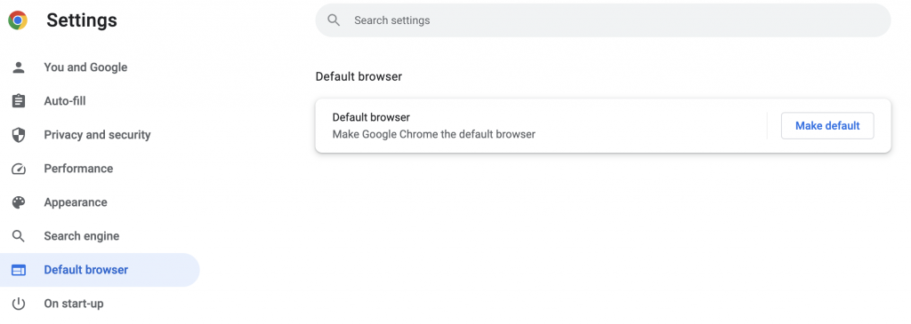 change default browser mac