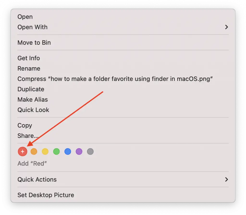 how to create finder tags