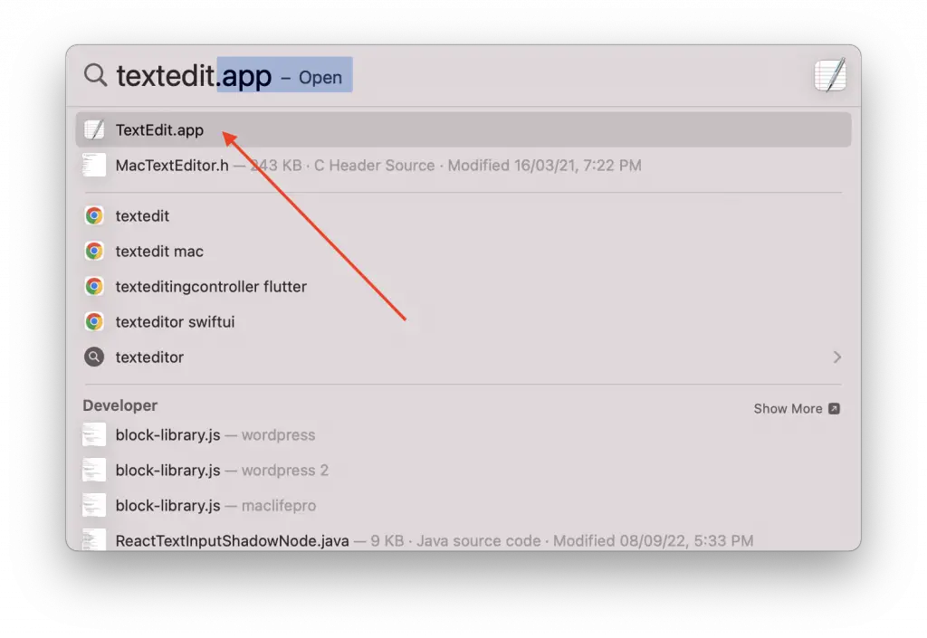 how to open textedit on mac