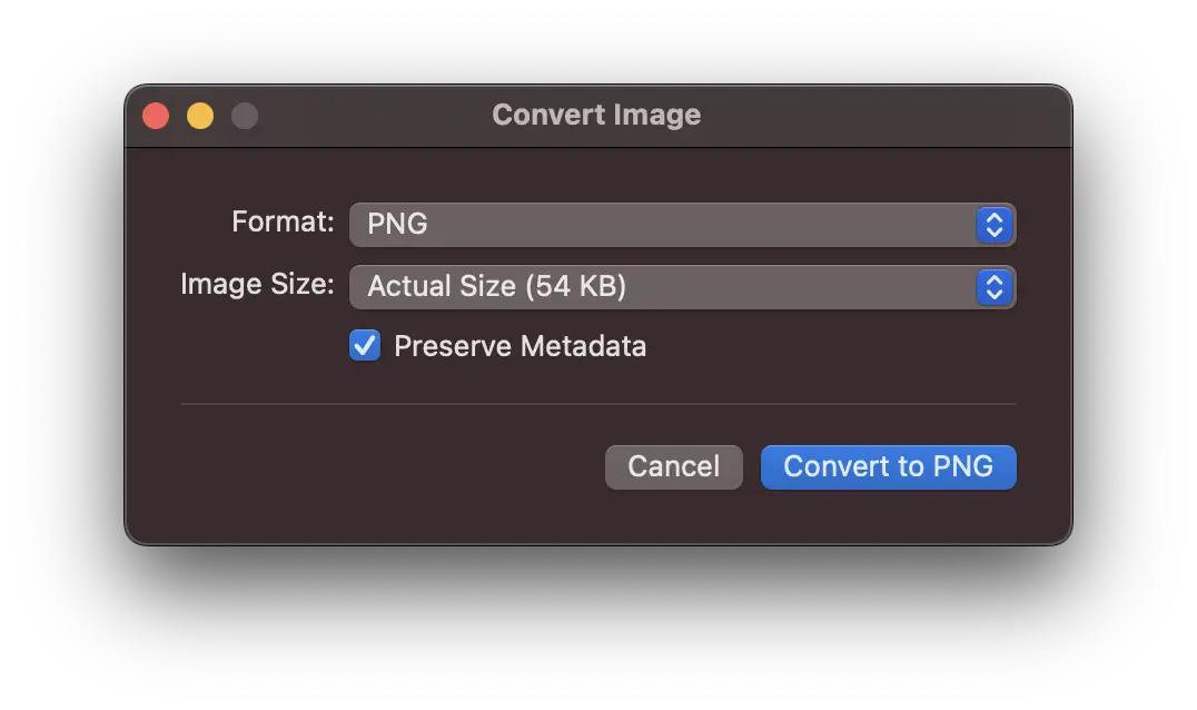 How To Convert Jpg To Png On Mac