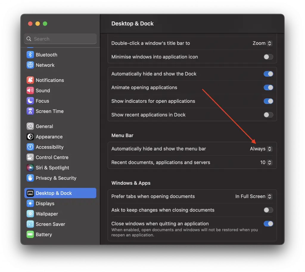 How to Auto Hide Menu Bar on Mac SoftTuts