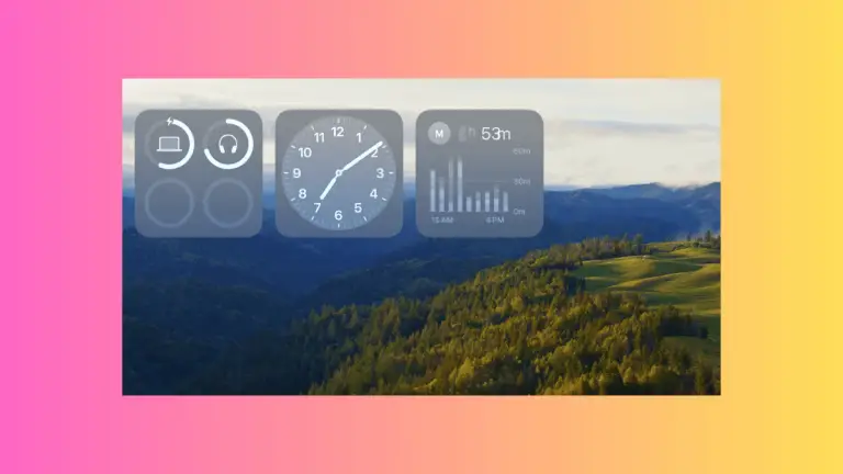 How to Prevent Desktop Widgets from Fading on Mac