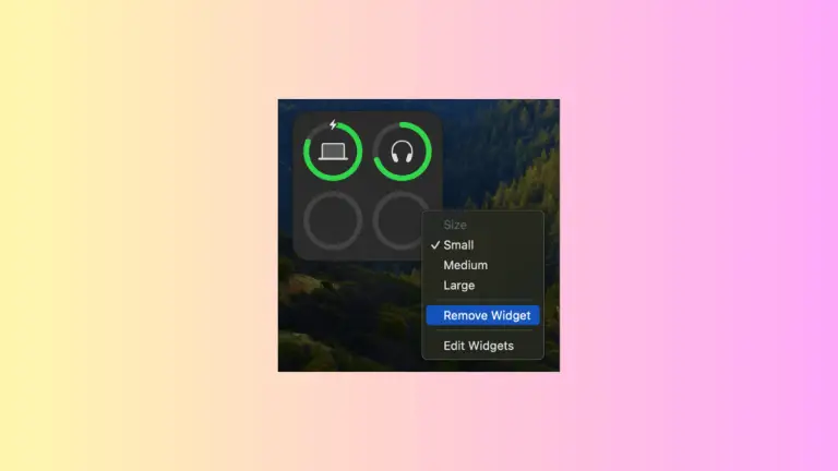 How to Remove Widgets from Desktop on Mac