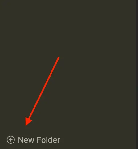 apple notes create folder